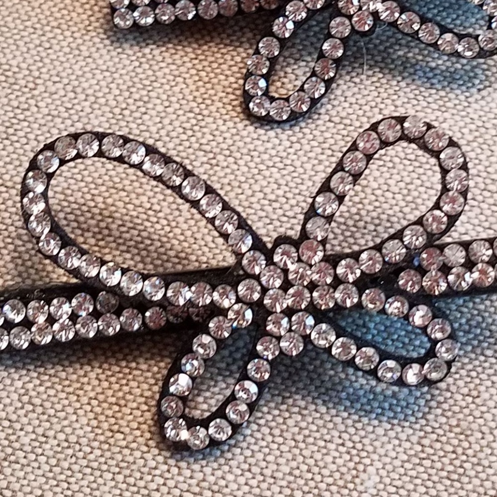NWT Rhinestone Hair Barrette Set - Picture 4 of 6
